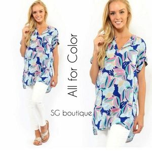 🆕⭐All for Color Judith tunic top